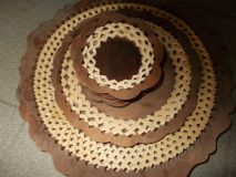 26.06.2019 P aterki drewniane komplet