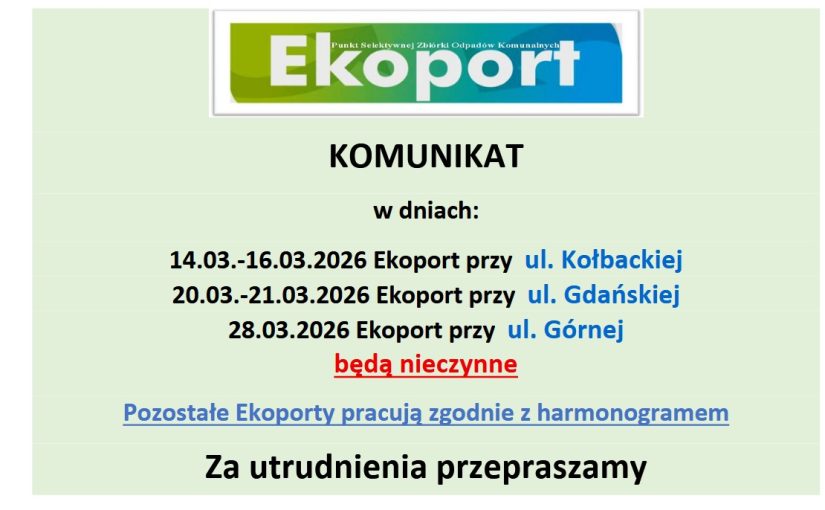 Komunikat organizacyjny