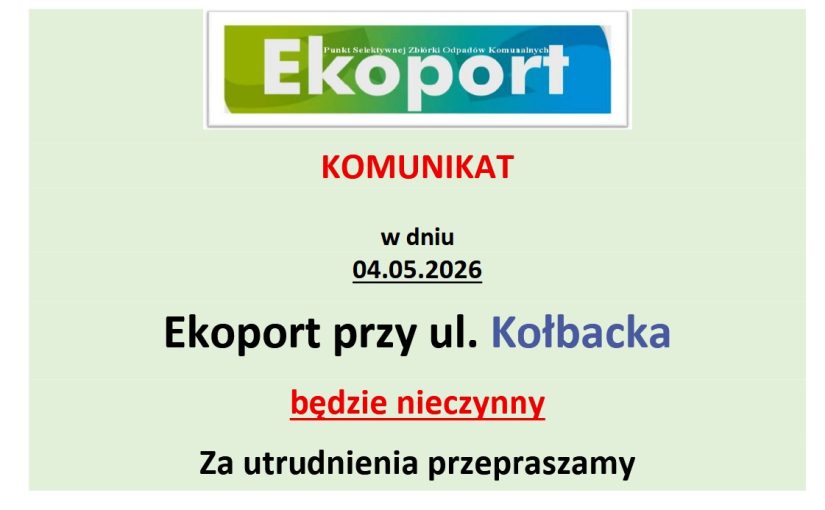 Komunikat organizacyjny