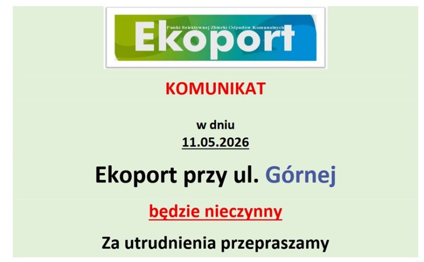 Komunikat organizacyjny